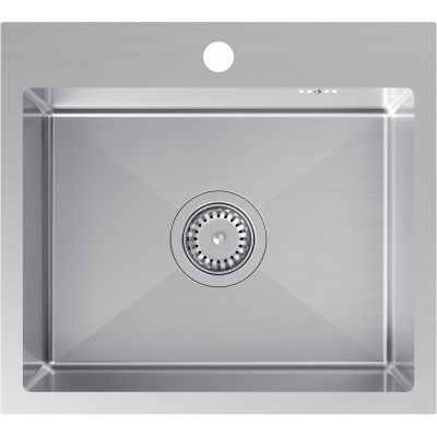 Zlewozmywak z baterią stal/stal ZH5045BS3323503BL Quadron Luke