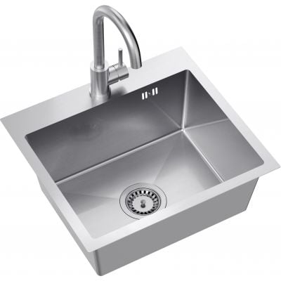 Zlewozmywak z baterią stal / stal ZH5045BS3623500BS Quadron Luke