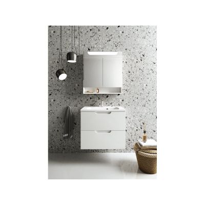 Szafka 60x14x76 cm z lustrem biała X000001469 Ravak Classic II