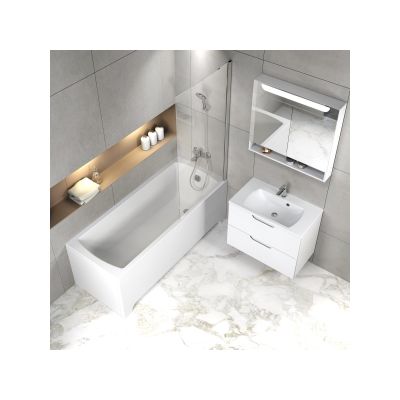 Szafka 80x14x76 cm z lustrem biała X000001471 Ravak Classic II
