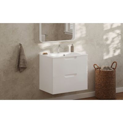 Szafka 60x45x58.5 cm podumywalkowa wisząca biała X000001476 Ravak Classic II