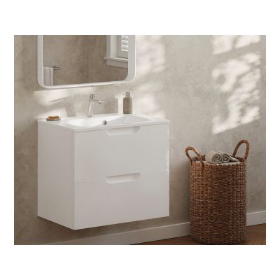 Szafka 80x45x58.5 cm podumywalkowa wisząca biała X000001480 Ravak Classic II