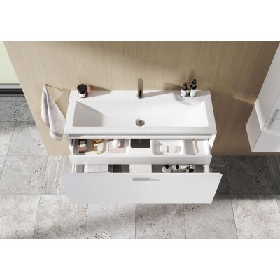 Szafka 100x38x40 cm podumywalkowa wisząca biała X000001643 Ravak Clear II