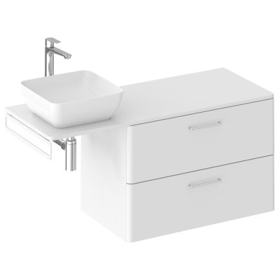 Szafka 80x46.5x50 cm podumywalkowa wisząca biała X000001815 Ravak Balance