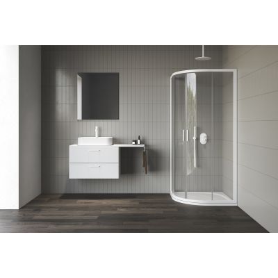 Szafka 80x46.5x50 cm podumywalkowa wisząca biała X000001815 Ravak Balance