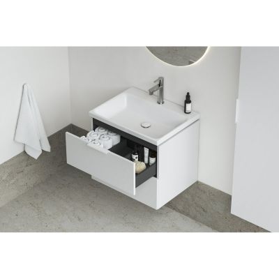 Szafka 60x46x50 cm podumywalkowa wisząca biała X000001818 Ravak Comfort