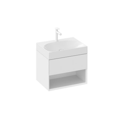 Szafka 60x45x43 cm podumywalkowa wisząca biała X000001855 Ravak Lite