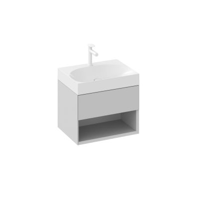 Szafka 60x45x43 cm podumywalkowa wisząca szara X000001859 Ravak Lite