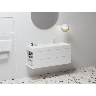 Szafka 120x45x43 cm podumywalkowa wisząca biała X000001879 Ravak Lite