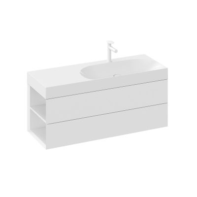 Szafka 120x45x43 cm podumywalkowa wisząca biała X000001879 Ravak Lite