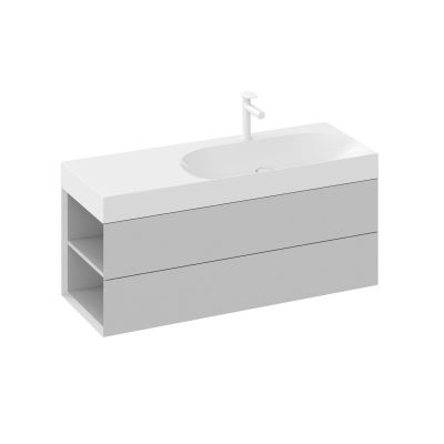 Szafka 120x45x43 cm podumywalkowa wisząca szara X000001883 Ravak Lite