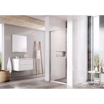 Drzwi prysznicowe 90 cm uchylne 03G70U00Z1 Ravak Pivot