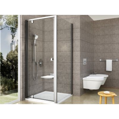 Drzwi prysznicowe 90 cm uchylne 03G70U00Z1 Ravak Pivot