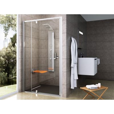Drzwi prysznicowe 110 cm uchylne 03GD0C00Z1 Ravak Pivot