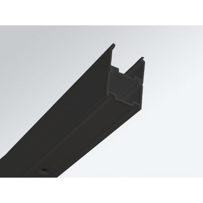 Drzwi prysznicowe 80 cm uchylne czarny mat/szkło przezroczyste 03O40300Z1 Ravak Nexty