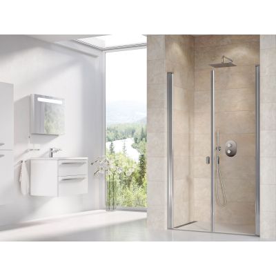 Drzwi prysznicowe 100 cm uchylne aluminium połysk/szkło przezroczyste 0QVACC0LZ1 Ravak Chrome