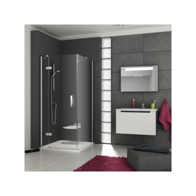 Drzwi prysznicowe 110 cm uchylne chrom połysk/szkło przezroczyste 0SLGBA00Z1 Ravak SmartLine