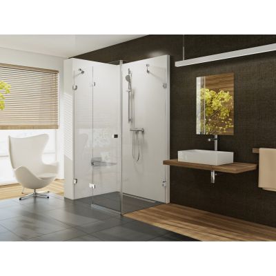 Kabina prysznicowa 120x80 cm prostokątna chrom połysk/szkło przezroczyste 0ULG4A00Z1 Ravak Brillant