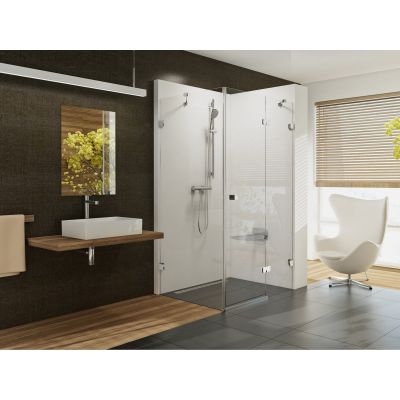 Kabina prysznicowa 100x80 cm prostokątna chrom połysk/szkło przezroczyste 0UPA4A00Z1 Ravak Brillant