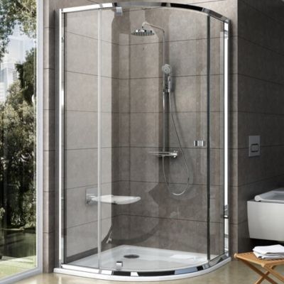 Kabina prysznicowa półokrągła 80x80 cm 37644C00Z1 Ravak Pivot