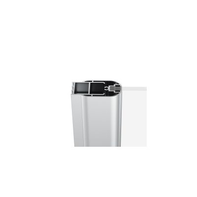 Kabina prysznicowa 80x80 cm półokrągła satyna mat/szkło przezroczyste 3Q140U00Z1 Ravak Chrome