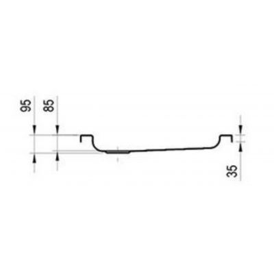 Brodzik prostokątny 90x75 cm biały A003701220 Ravak Aneta