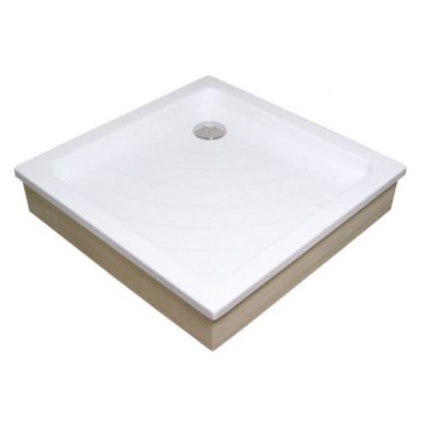 Brodzik kwadratowy 90.5x90.5 cm biały A007701320 Ravak Angela