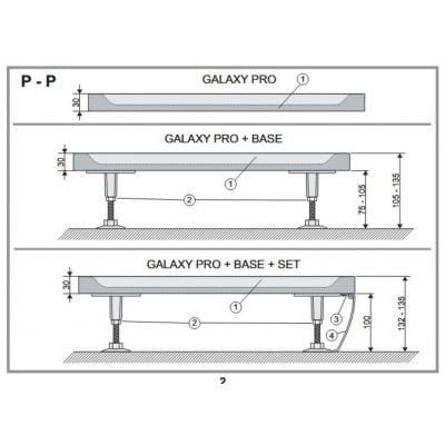 Brodzik prostokątny 120x80 cm biały XA03G401010 Ravak Gigant Pro