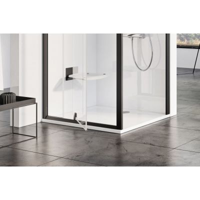 Brodzik kwadratowy 120x80 cm biały XA03G411010 Ravak Galaxy Pro Flat