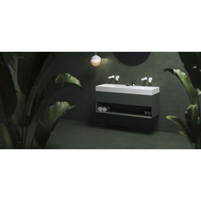 Szafka 120x45x43 cm podumywalkowa wisząca szara X000001883 Ravak Lite