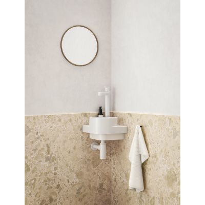Konsola podumywalkowa 86.8x49.5x76.5 cm podumywalkowa stojąca biała D80000E006 Ravak Yard