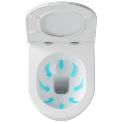 Miska WC wisząca biały połysk X01516 Ravak Chrome