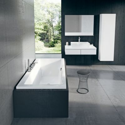 Wanna prostokątna 170x75 cm biała C691000000 Ravak Formy 01