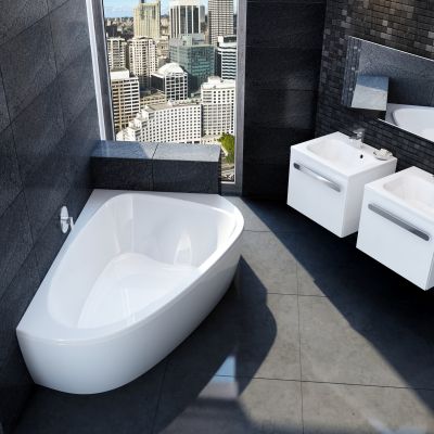 Wanna narożna 196x113.5 cm prawa biała C761000000 Ravak LoveStory