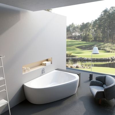 Wanna narożna 196x113.5 cm prawa biała C761000000 Ravak LoveStory