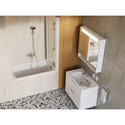 Wanna prostokątna 120x70 cm biała CC11000000 Ravak Classic II