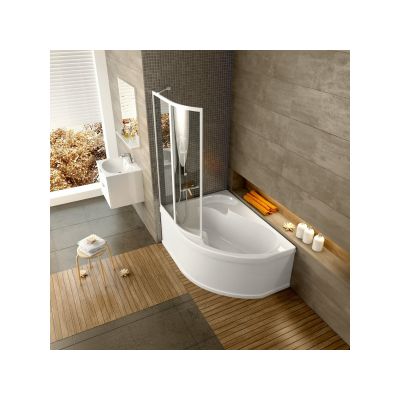 Wanna narożna 140x105 cm lewostronna biały CI01000000 Ravak Rosa I