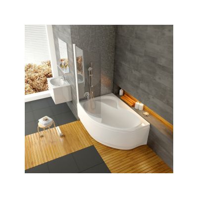 Wanna narożna 150x105 cm lewa biała CK21000000 Ravak Rosa II