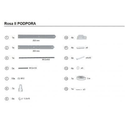 Stelaż do wanny GPX2240140 Ravak Rosa