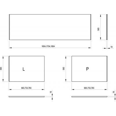 Obudowa do wanny X000001059 Ravak City