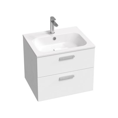 Umywalka 60x49 cm prostokątna meblowa biała XJG01160001 Ravak Chrome