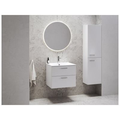 Umywalka 60x49 cm prostokątna meblowa biała XJG01160001 Ravak Chrome