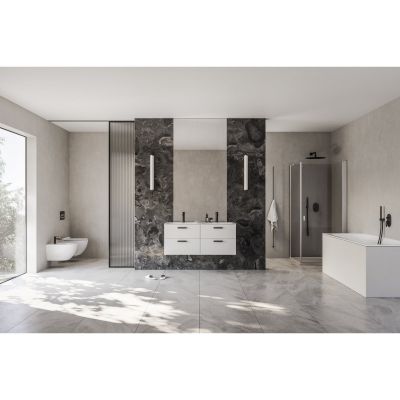 Umywalka 60x49 cm prostokątna meblowa biała XJG01160001 Ravak Chrome