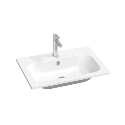 Umywalka 70x49 cm prostokątna meblowa biała XJG01170001 Ravak Chrome