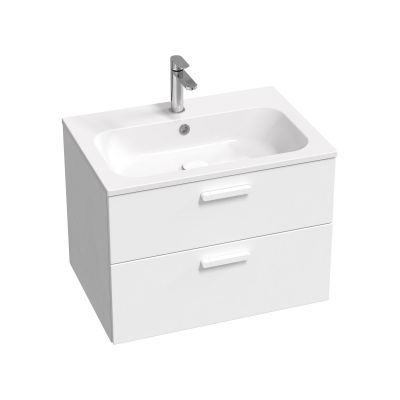 Umywalka 70x49 cm prostokątna meblowa biała XJG01170001 Ravak Chrome