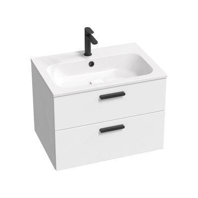 Umywalka 70x49 cm prostokątna meblowa biała XJG01170001 Ravak Chrome