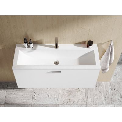 Umywalka 100x38 cm prostokątna meblowa biała XJJ01110000 Ravak Clear