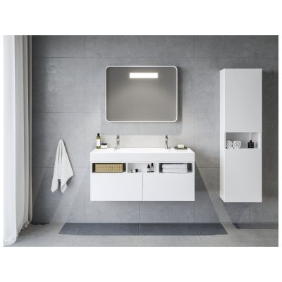 Umywalka 120x45 cm prostokątna meblowa biała XJO01212000 Ravak Natural