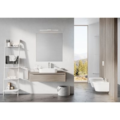 Umywalka 55x37 cm prostokątna nablatowa biała XJX01155002 Ravak Ceramic