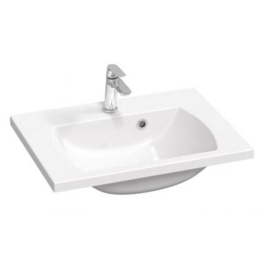 Umywalka 60x45 cm prostokątna meblowa biała XJX01160003 Ravak Classic II